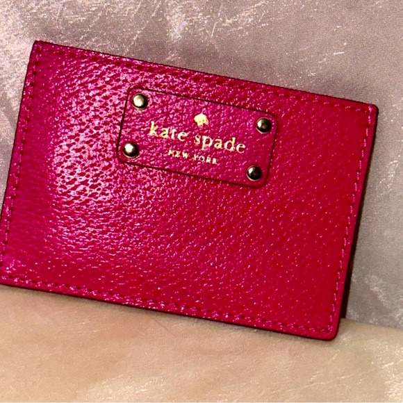Kate Spade Handbags - Kate Spade card holder/wallet pink